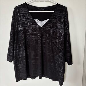 🎉4/30$🎉 Claire France Exclusif Vintage Blouse – Size 3XL